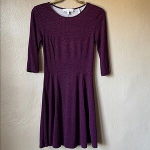 Lark & Ro Fit and Flare Printed Dress Size XS